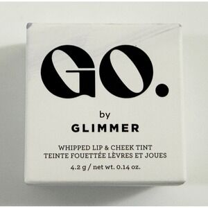 GO. by GLIMMER Lip & Cheek Tint Womens 0.14oz Jam Red Whipped Matte Souffle NIB
